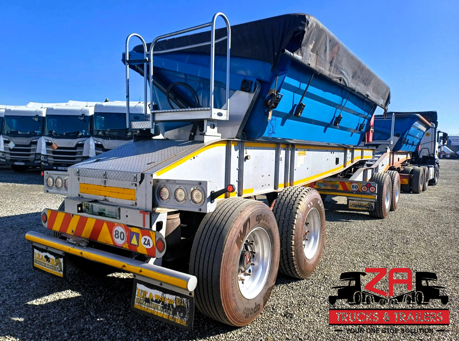 2023 LEADER 20 CUBE SIDE TIPPER TRAILER #53363